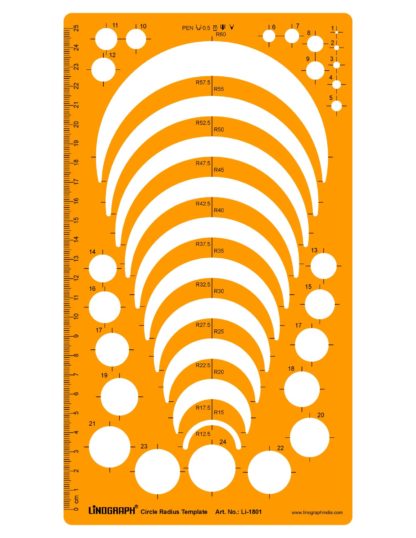 Li-1801 - Circle Radius Template