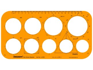 Li-1816 - Maxi Circles Templates ( 9 circles)