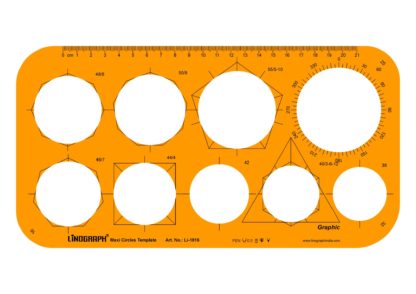 Li-1816 - Maxi Circles Templates ( 9 circles)