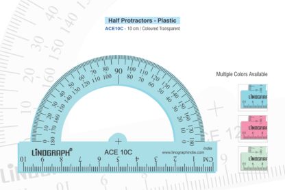 ACE10C-Protractor Half Circle 180-degree With Scale