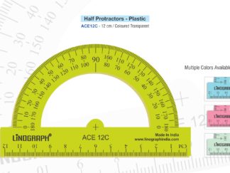 ACE12C-Protractor Half Circle 180-degree With Scale