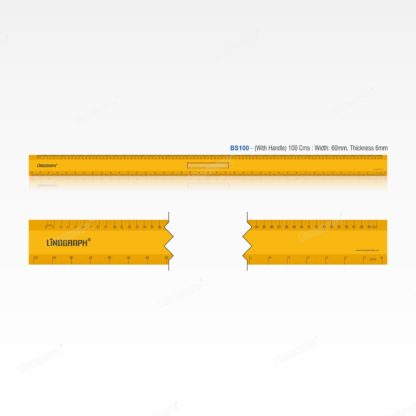 BS100-Board Ruler 100 Cms.( With Handle)