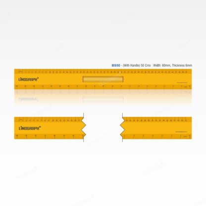 BS50-Board Ruler 50 Cms (With Handle)