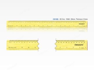 CS18S-Wooden Ruler 45 cms