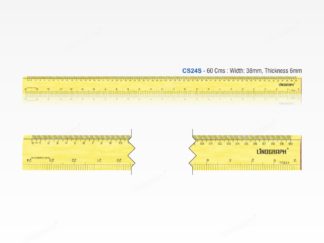 CS24S-Wooden Ruler 60 Cms (Superior)