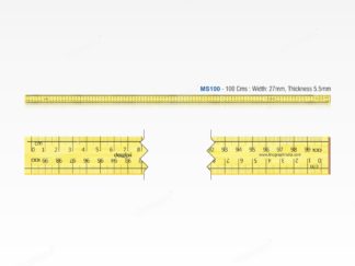 MS100-Wooden Scale 100 Cms Combined / Metric