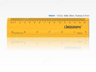 WS441-Wooden Ruler 15 Cms