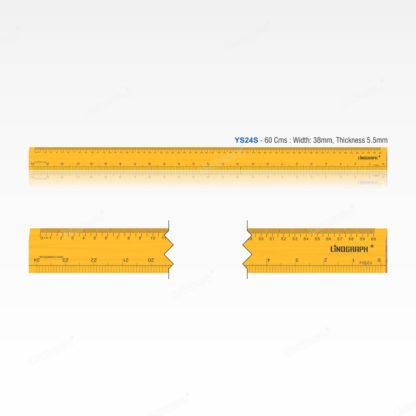 YS24S-Wooden Ruler 60 cms