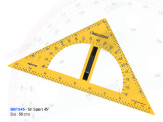 BBTS45 - Blackboard Plastic Set Square 45 Degrees 45cms