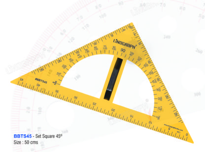 BBTS45 - Blackboard Plastic Set Square 45 Degrees 45cms