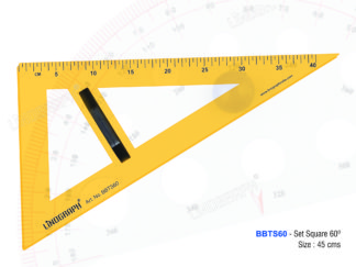 BBTS60 - Blackboard Plastic Set Square 60 Degrees 40cms