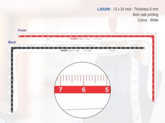 LS02W - L Scale 12x24" Curved White