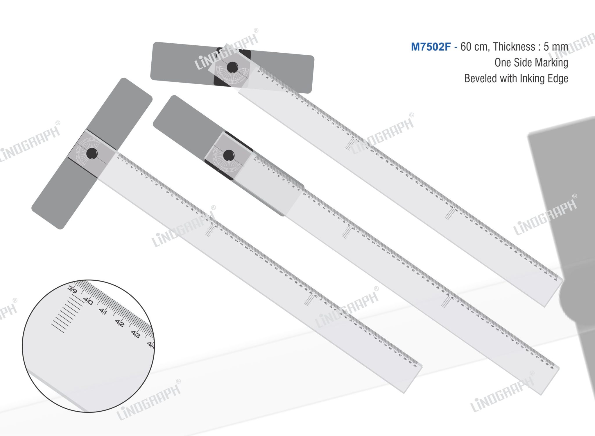 Foldable shop t square