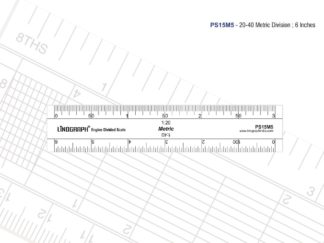 PS30M2 - Plotting Scale 30 cms 1:500-1:1000 Metric 