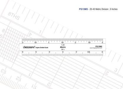 PS15M5 - Plotting Scale 15 cms  1:20-1:40 Metric