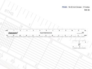 PS30I - Plotting Scale 30 cms  1/10-1/20 Inches