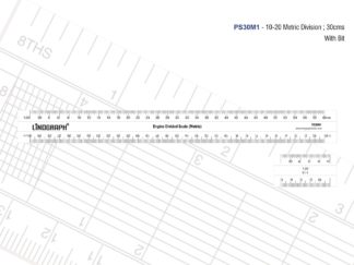 PS30M1 - Plotting Scale 30 cms  1:10-1:20 Metric