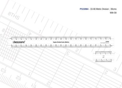 PS30M4 - Plotting Scale 30 cms  1:33-1:66 Metric