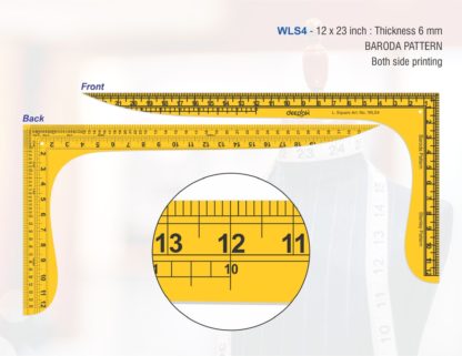 WLS4 - L Scale 12x23" Curved (Baroda)