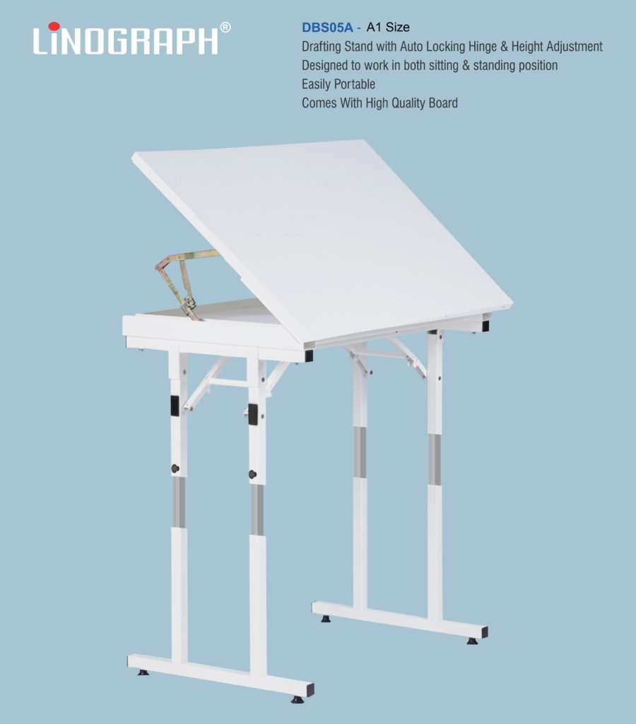 DBS05A Drafting Table (Foldable, A1 Size, with Height Adjustment)