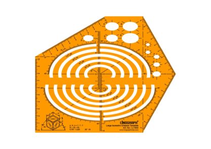 Li-1843 - Large Isometric Ellipses Template