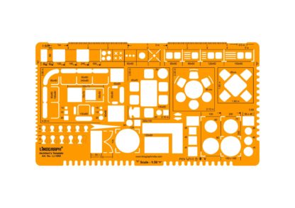 Li-1849 - Architect's Template , Scale 1:50