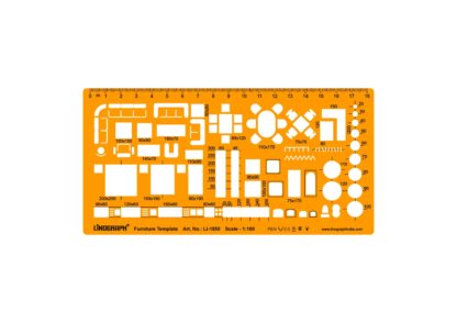 Li-1850 - Furniture Template, Scale 1:100