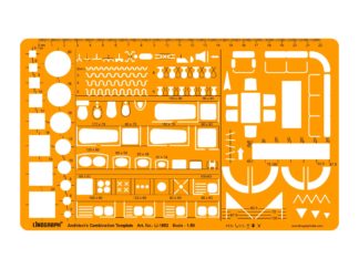 Li-1852 - Architect's Combination Template , Scale 1:50