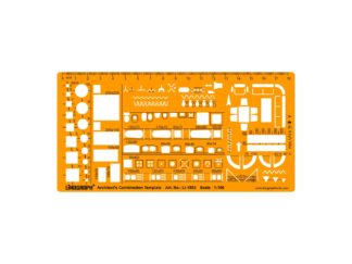 Li-1853 - Architect's Combination Template , Scale 1:100