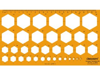 Li-1872 - Hexagon Template( 36 Hexagons)