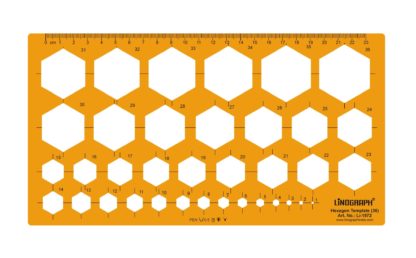 Li-1872 - Hexagon Template( 36 Hexagons)