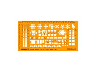 Li-1877 - Furniture Template, Scale1:200