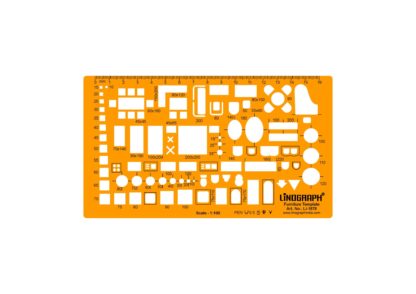 Li-1878 - Furniture Template, Scale1:100