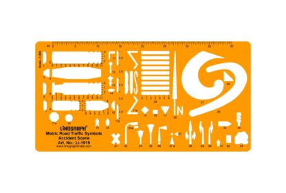 Li-1919 - Metric Road Traffic Symbols Accident Scene