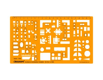 Li-1946 - Architect's Combination Template, Scale 1:100