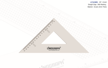 A7243MSA-Set Square 45 Degree 6 Inch