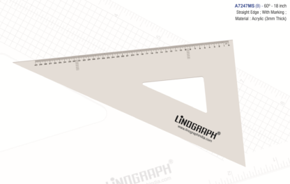 A7247MSB-Set Square 60 Degree 18 Inch