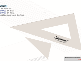 A7248P-Set Square 18 & 6 Inch (60 Degree)