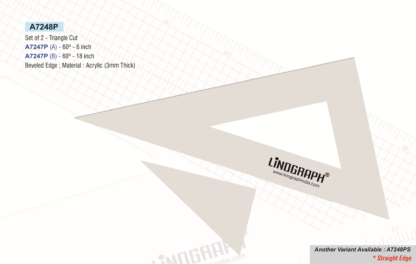 A7248P-Set Square 18 & 6 Inch (60 Degree)