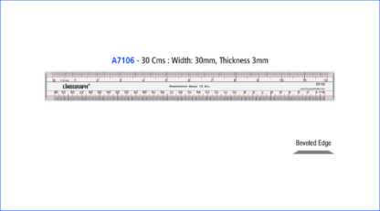 A7106-Ruler 30 Cms.