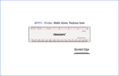 A7111-Ruler 15 Cms.