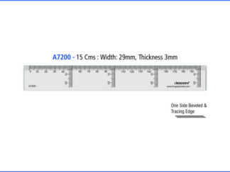 A7200-Ruler 15 Cms.