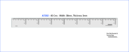 A7202-Ruler 40 Cms.