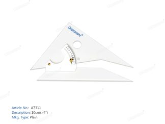 A7311-Adjustable Set Square 10 cms (4")