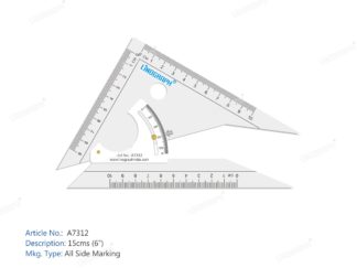 A7312-Adjustable Set Square 15 cms (6")