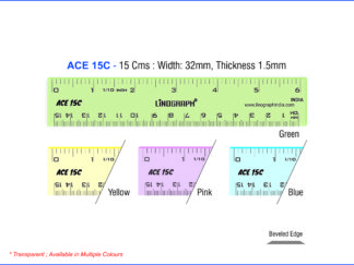 ACE15C - Ruler 15cms