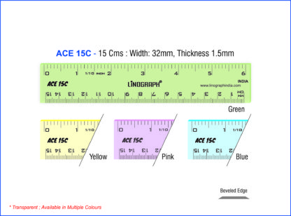 ACE15C - Ruler 15cms