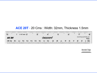 ACE20T - Ruler 20cms