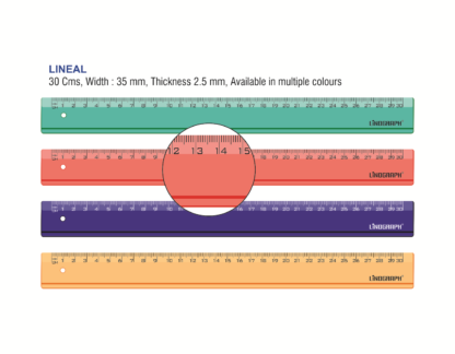 Lineal - Ruler 30 cms.