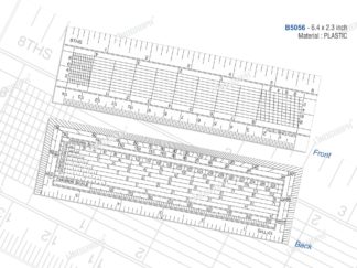 B5056 - Diagonal Plastic Scale